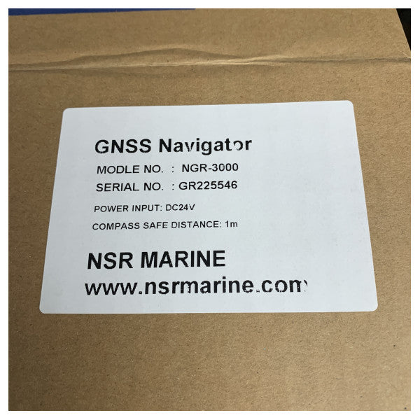 NSR GNSS Navigator NGR-3000 Marine Navigationssystem - Pålidelig GPS til professionelt maritimt brug 