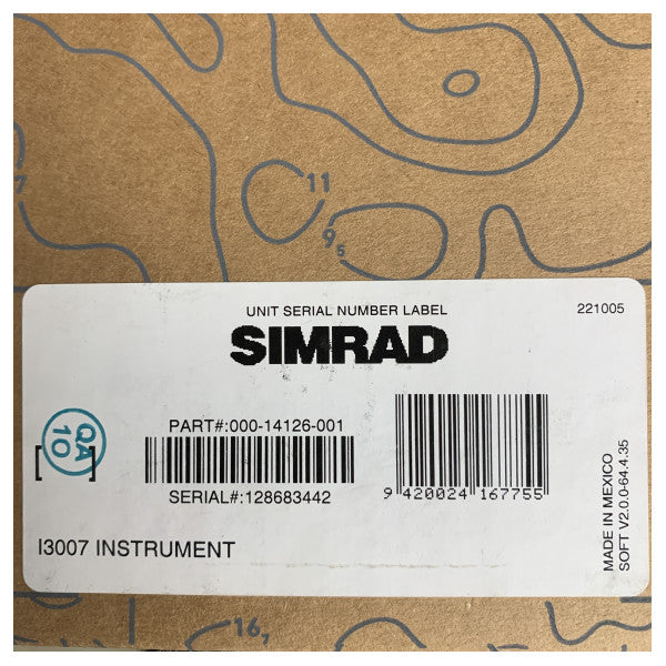 Simrad I3007 Marine Instrument Display - 7 tommers multifunksjonsdisplay - 000-14126-001 