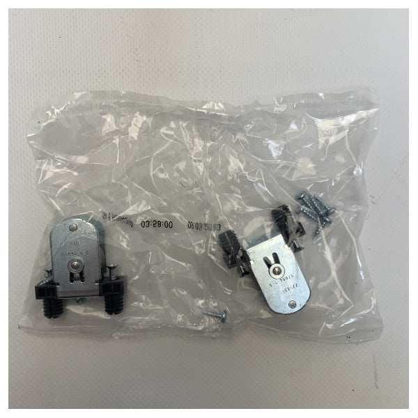 Kit de glissière de tiroir Hettich Arcitech de 450 mm en acier marin avec fermeture douce 