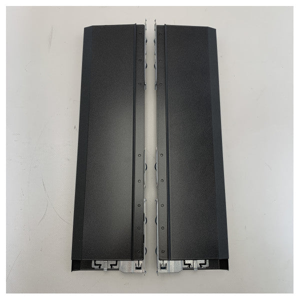 Kit de glissière de tiroir Hettich Arcitech de 450 mm en acier marin avec fermeture douce 