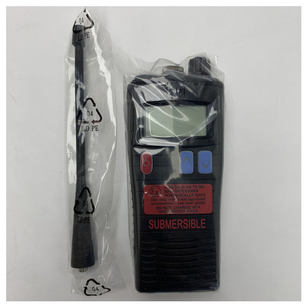 راديو بحري ثنائي الاتجاه Entel HT883 ATEX UHF IIA مدخل LCD 