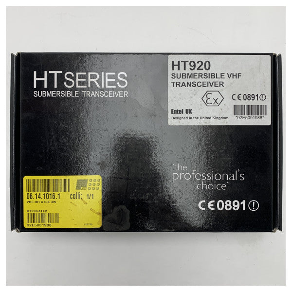Entel HT920 ATEX VHF морська радіостанція - портативний радіозв'язок для небезпечних середовищ 