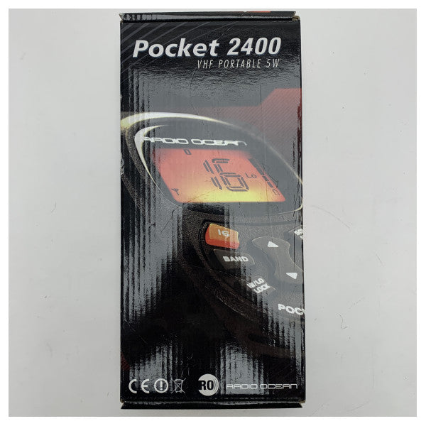 Radio Océan Pocket 2400 Radio Marine VHF Portable - Fiable et Étanche 