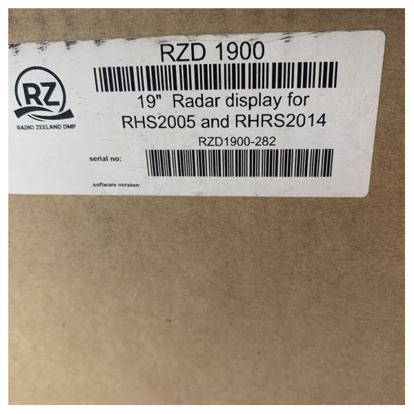Radio Zeeland RZD1900 19 Zoll Glasbrücke Radaranzeige 