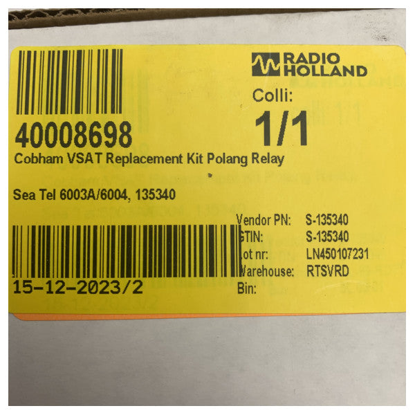 مجموعة استبدال جهاز الإرسال Cobham Sea Tel VSAT لجهاز الإرسال Polang 6003A/6004 