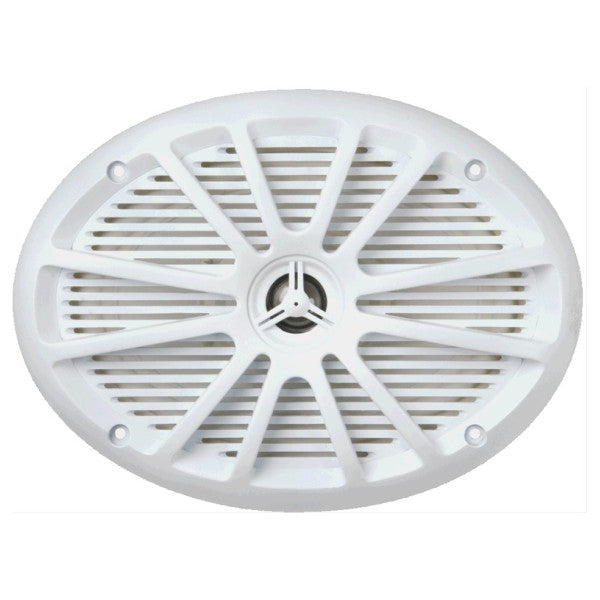 Boss Audio MR695 high output marine speakers 400W white