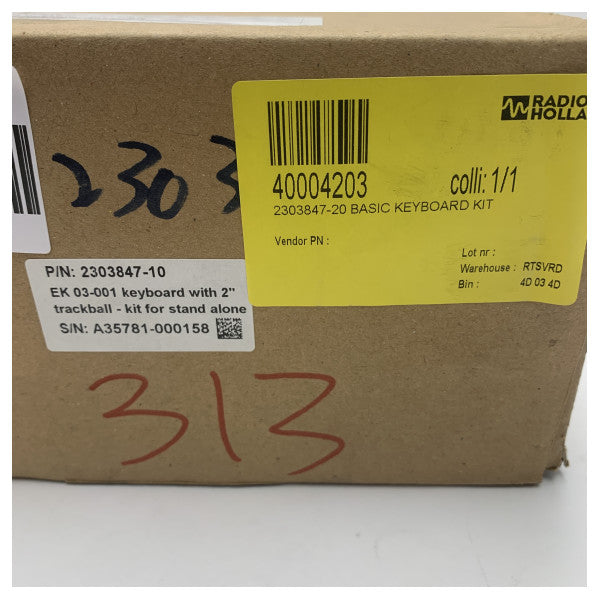 Marin ECDIS-tangentbord med integrerad spårkula USB för fartygsnavigeringssystem 