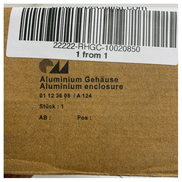 Caja de conexión de aluminio Rittal IP66 de grado marino - Caja eléctrica robusta a prueba de clima 