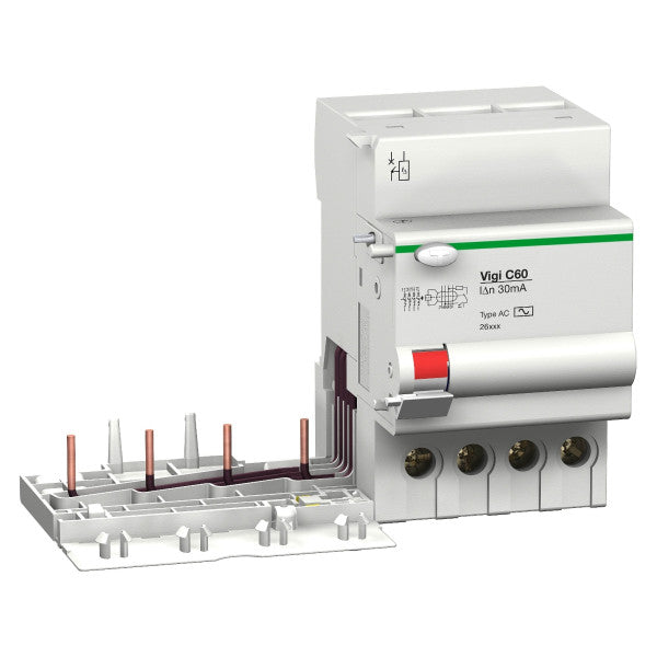 Schneider Electric Multi 9-Vigi C60 is an additional component for earth leakage protection.