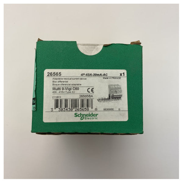 Schneider Electric Multi 9-VIGI C60 Earth Fakage Add-on