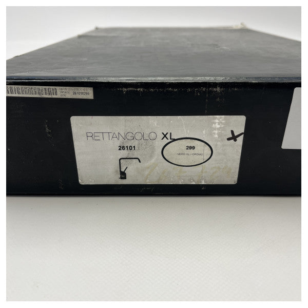 Gessi Rettangolo XL Ανταλλακτικά βρύσης λεκάνης με μίξερ μαύρο 26101/299 - Ανθεκτική ανοξείδωτη βρύση λυμάτων για σκάφη