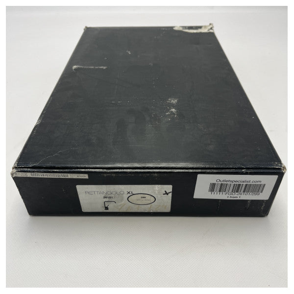 Gessi Rettangolo XL Ανταλλακτικά βρύσης λεκάνης με μίξερ μαύρο 26101/299 - Ανθεκτική ανοξείδωτη βρύση λυμάτων για σκάφη