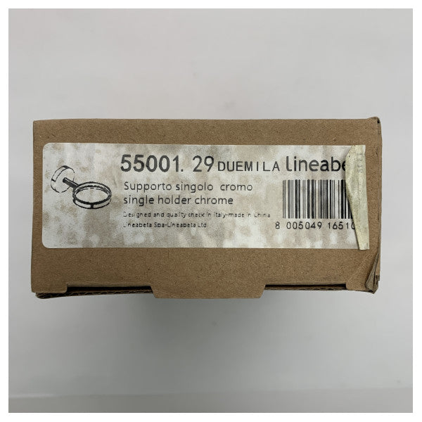 Lineabeta 55001.29 Single Support Chrome Holder