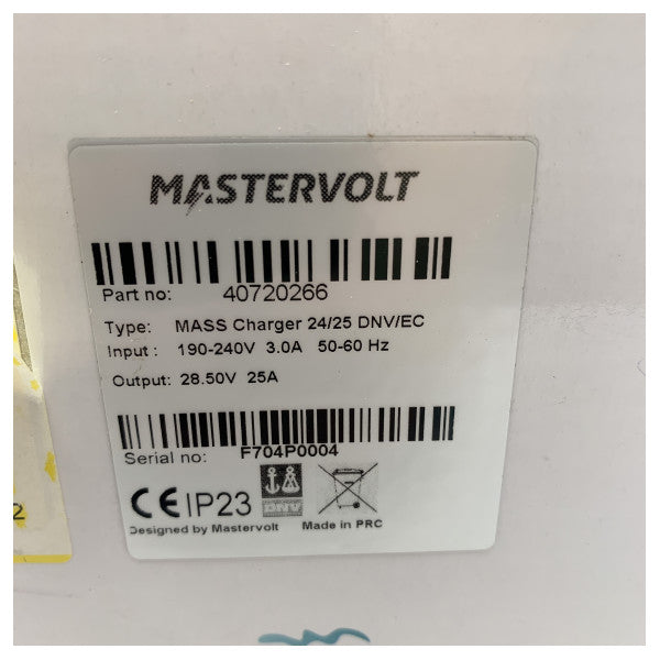 Mastervolt masse 25a | 24V | 2-Exit DNV-GL-batterilader-40720266