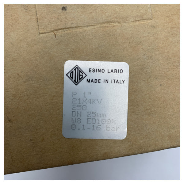 Esino Lario 21x4KV Solenoid Valve Stainless Steel 25mm