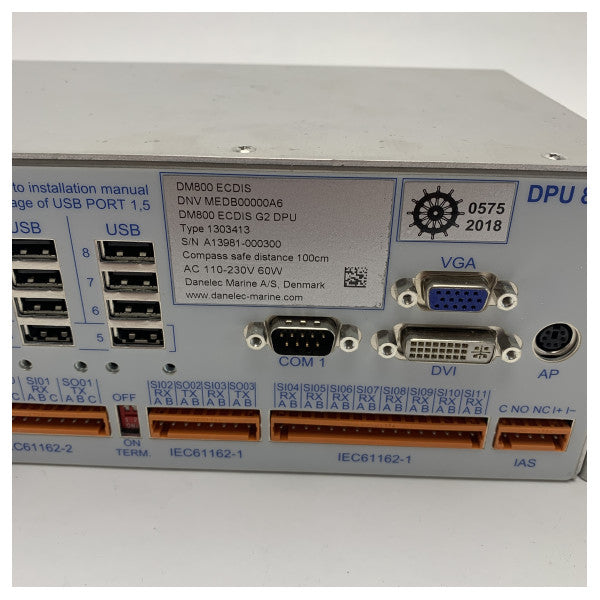Danelec DM800 VDR Μονάδα Επεξεργασίας Δεδομένων για Ναυτιλιακές Εφαρμογές - DPU 800-0 