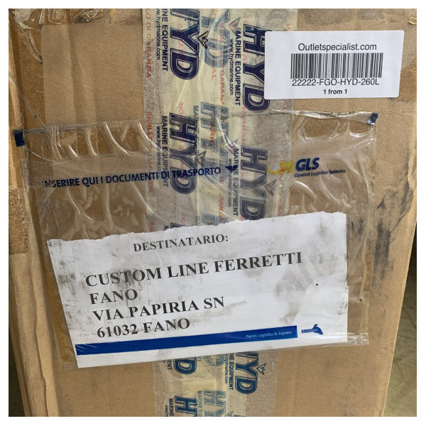 HYD 260L Морски вграден 20-инчов телевизор за кораби � Издръжлив водоустойчив морски дисплей за забавление