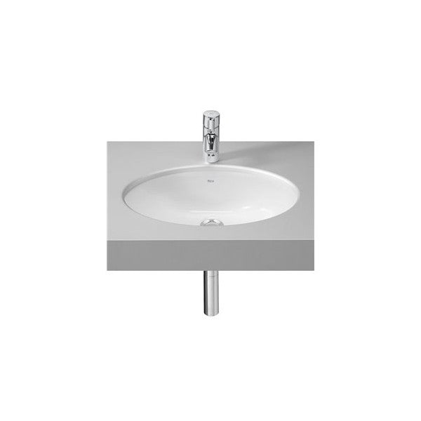 Овальний керамічний умивальник De Roca 276657 NEO - міцна та вологостійка раковина морського класу для компактних приміщень