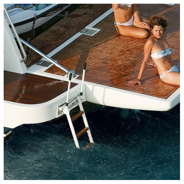 Besenzoni SI 401 automatic hydraulic bathing ladder 5 steps