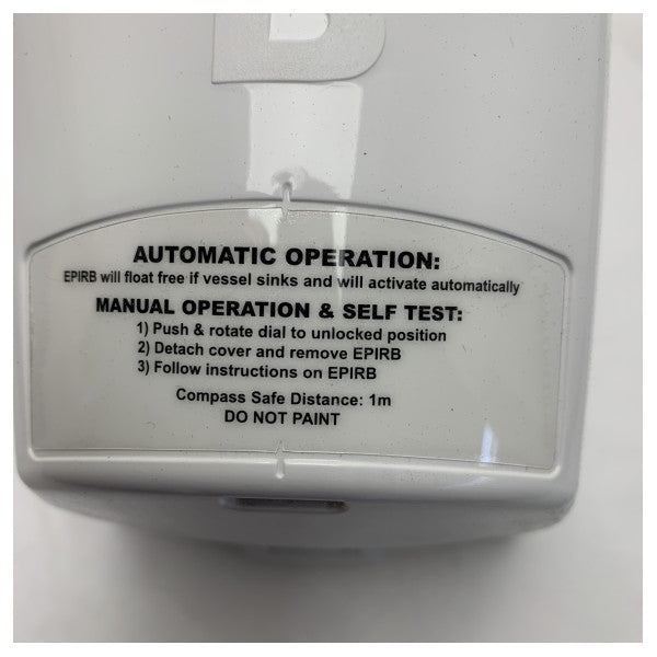 McMurdo Cobham EPIRB SAILOR 4065  406MHz  Build-in GNSS - 404065B-00500
