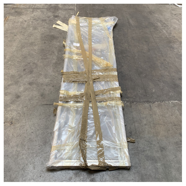 Parema SRL transparent duschdörr i rostfritt stål