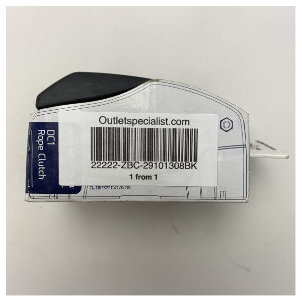 Lewmar 29101308BK D1 6 to 8 mm Triple Rope Clutch