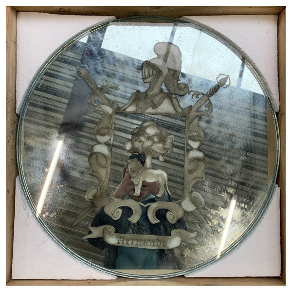 Miroir rond marin 1200x600mm - Miroir mural maritime durable et résistant à l'humidité pour l'intérieur des navires