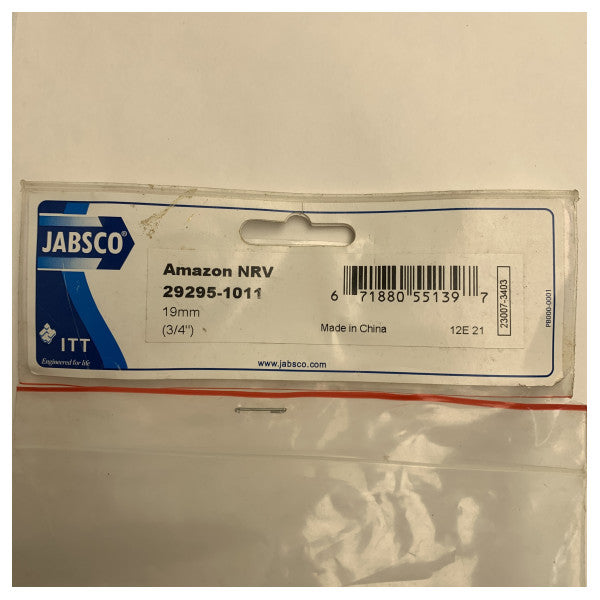 JabSCO 29295-1011 Amazon return valve 18 mm