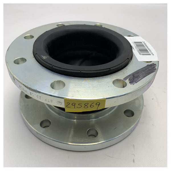 Junta de expansão de borracha de grau marítimo DN125 PN16 - Conector de tubo flexível e resistente à corrosão
