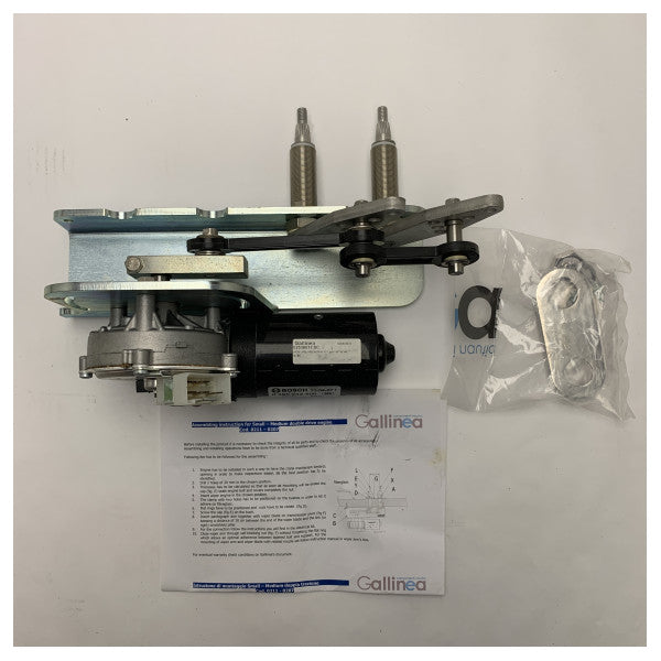 Gallinea 24V DC Marine sähköinen pyyhinmoottori MEDIUM-B DT 24V SP32 85 B-SC