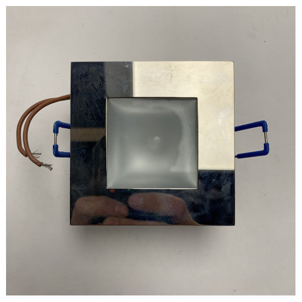 مصباح كاشف ضوئي من كانتالوبي أوشن سبوتلايت IP55 G4 كروم مسطح 75 مم - 20 وات