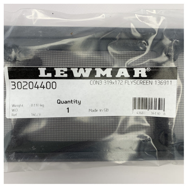 Мухобойка Lewmar concept 3 black 319 x 172 мм - 30204400 - 30204400