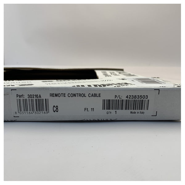 ウルトラフレックス 30216A C87 11フィート リモートステアリングケーブル ブラック 335cm