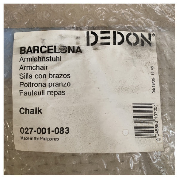 Dedon Barcelona Chalk Wicker Chair-027-001-083