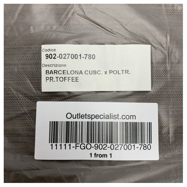 Dedon Barcelona 902-027001-780 cuscino per seduta marrone