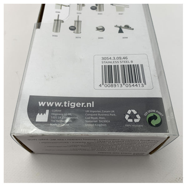 Допълнителна поставка за тоалетна хартия от неръждаема стомана Tiger Borston - 3054.3.09.46