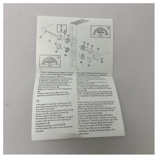 Olivari Lama M107RY8CR vipukahva kirkas kromi