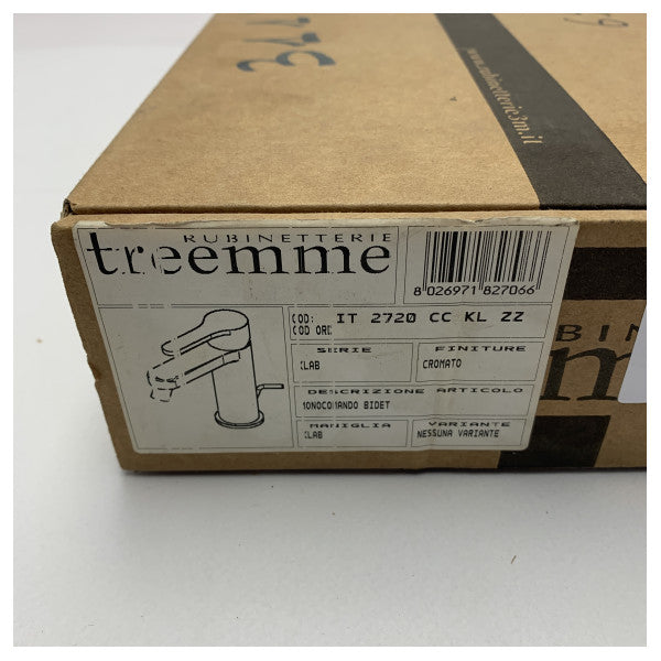 Treemme 2720 CC KL Bidet Mixer Chrome