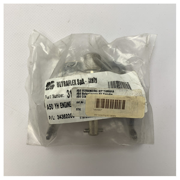 Kit de acoplamento de aço inoxidável Ultraflex Marine para motores fora de borda Yamaha A50 - Conector de eixo de transmissão durável e resistente à água salgada