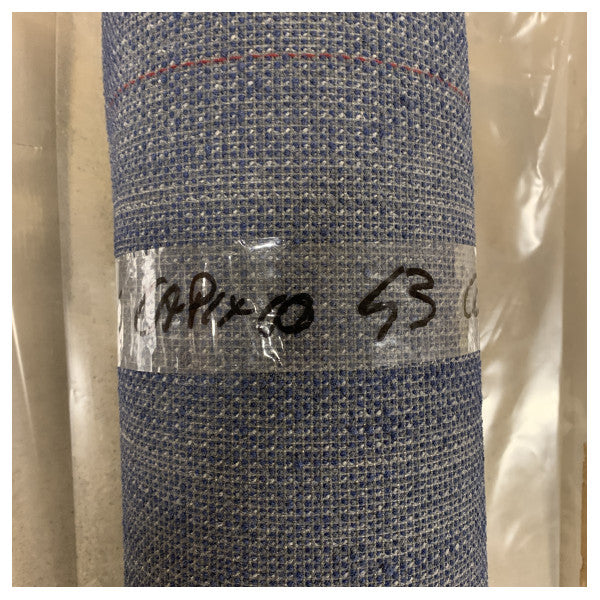 Издръжлив син морски килим Enzian Tisca Tweed 4516 - Устойчиви на атмосферни влияния морски настилки