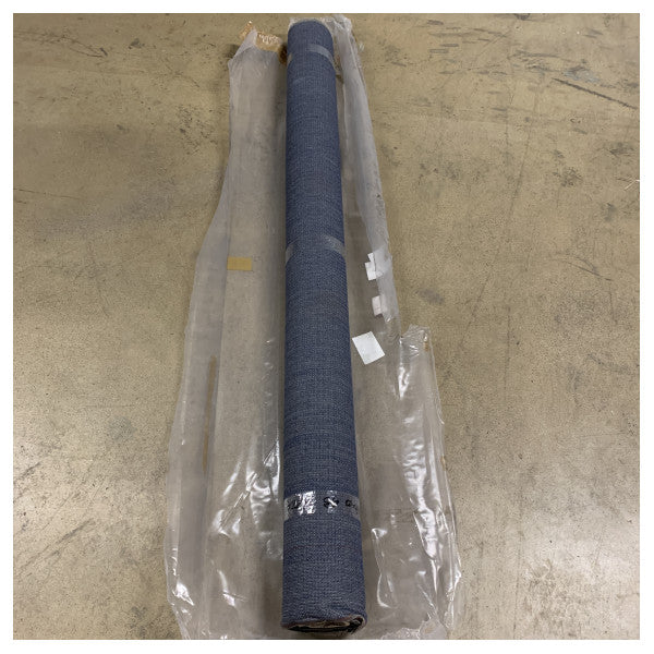 Издръжлив син морски килим Enzian Tisca Tweed 4516 - Устойчиви на атмосферни влияния морски настилки