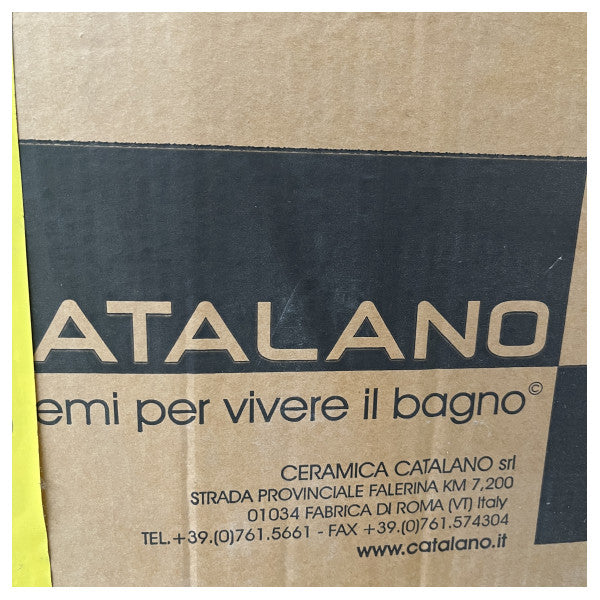 Catalano 12VE Verso 120 valkoinen keraaminen merenkulun pesuallas - kestävä ja moderni merenkulun pesuallas