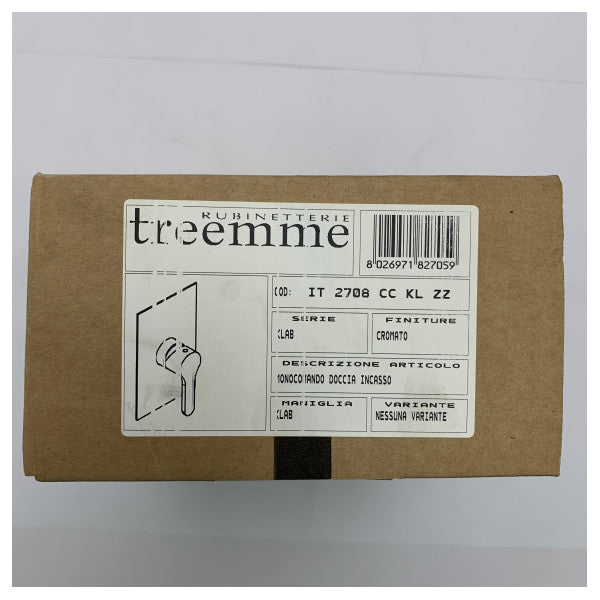 Treemme KLAB 2708 CC KL Z Boucheur de douche avec finition brossée