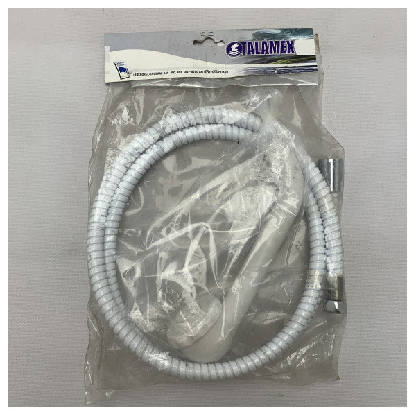 Chuveiro de convés Talamex + kit branco de mangueira