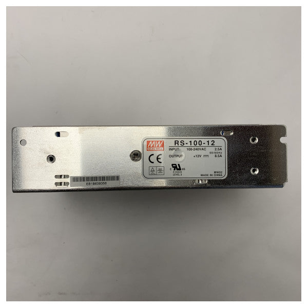 Mean Well 12V DC Güç Kaynağı 100W � Denizcilik Sistemleri için Sağlam ve Güvenilir Cantalupi RS-100-12