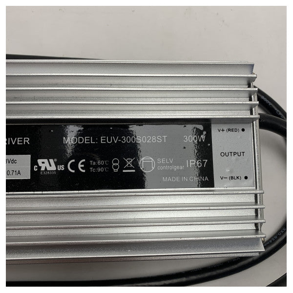 インベントロニクス EUV-300S028ST 高品質パワーコンバータ 230V - 300W - 28V LEDドライバ