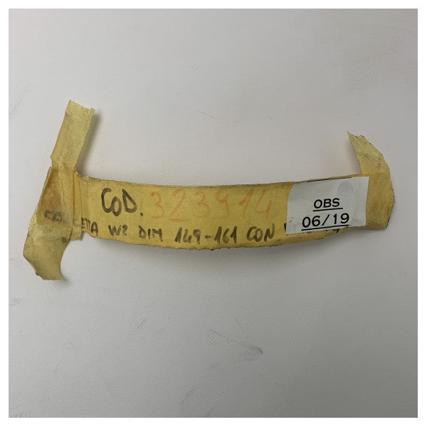 Marine Grade Edelstahl Schlauchschelle Einstellbar 149-161mm Korrosionsbeständig