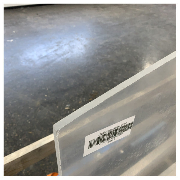 Parabrisas de barco de plexiglás Fjord 40 Open 2130 x 1280 x 10 mm - TBF2003 