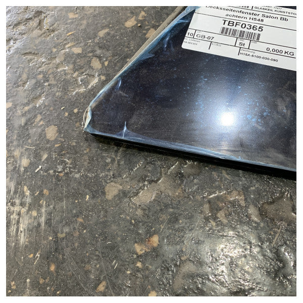 Hanse Yachts Glas-Einsatz für Hanse 548 Deckfenster Salon Steuerbordseite achtern 8 mm - TBF0365 