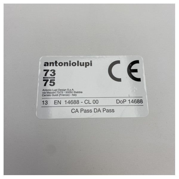 حوض غسيل بحري بيضاوي متين من أنطونيو لوبي بايبر - حوض سيراميك أبيض للقوارب والبيئات الرطبة - M06705ABIA